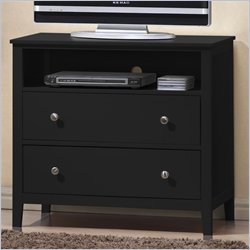 Hillsdale Dio TV Chest in Black Finish