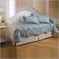 Hillsdale Augusta Wood Daybed in White Finish with Pop-Up Trundle by Hillsdale