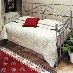 Hillsdale Milano Metal Daybed in Antique Pewter  Finish  with Pop-Up Trundle