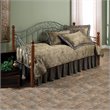 Hillsdale Martino Wood and Metal Daybed in Cherry Finish with Pop-Up Trundle