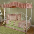 Hillsdale Bristol Girls Canopy  Daybed in White Finish with Pop-Up Trundle