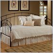 Hillsdale Vancouver Metal Daybed in Brown Finish with Pop-Up Trundle