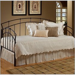 Hillsdale Vancouver Metal Daybed in Brown Finish with Pop-Up Trundle