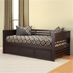 Hillsdale Miko Wood Daybed with Trundle in Espresso Finish
