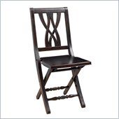 Hillsdale Embassy Folding Chair in Golden Black Finish