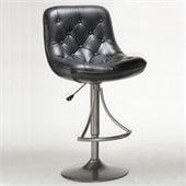 Hillsdale Aspen Adjustable Bar Stool in Oyster Grey