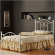 ADD TO YOUR SET: Hillsdale Westfield Metal Poster Bed in Off White