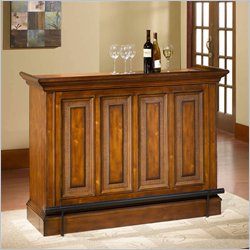 Hillsdale Brendan Home Bar in Brown Cherry Finish