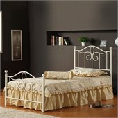 Hillsdale Westfield Metal Poster Bed 5 Piece Bedroom Set in Off White Finish