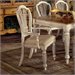 Hillsdale Wilshire Antique White Arm Chairs (Set of 2)