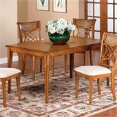 Hillsdale Glenmary  Rectangle Dining Table with Wood Top in Distressed Oak Finish