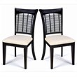 ADD TO YOUR SET: Hillsdale Bayberry Fabric Dining Side Chair in Dark Cherry Finish (Set of 2)