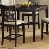 Hillsdale Bayberry Glenmary 42 Square Counter Height Dining Table in Cherry