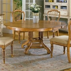 Hillsdale Wilshire Pine Round Dining Table
