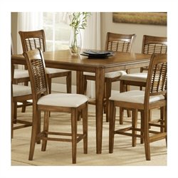 Hillsdale Bayberry 5 Piece Counter Height Oak Dining Set