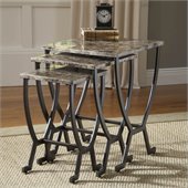 Hillsdale Monaco Nesting Tables in Matte Espresso Finish