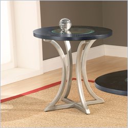 Hillsdale Roma End Table in Black