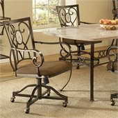 Hillsdale Brookside Oval Caster Chairs (set of 2)