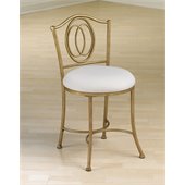 Hillsdale Emerson Vanity Stool in Golden Bronze