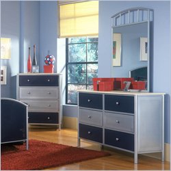 Hillsdale Universal Youth Double Dresser and Mirror Set