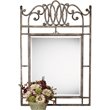 ADD TO YOUR SET: Hillsdale Montello Console Mirror in Old Steel Finish