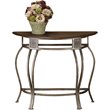 ADD TO YOUR SET: Hillsdale Montello Wood Top Console Table in Old Steel Finish