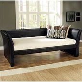 Hillsdale Malibu Daybed in Brown Bi-Cast Leather