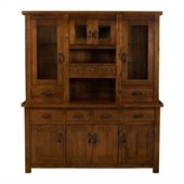 Hillsdale Outback Buffet And Hutch in Distressed Chestnut