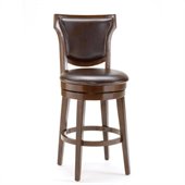Hillsdale Country Heights 26 Swivel Counter Stool in Rustic Cherry