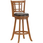 Hillsdale Fairfox 30.5 Swivel Bar Stool in Oak