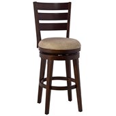 Hillsdale Lenox 26 Swivel Counter Stool in Chestnut