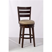 Hillsdale Lenox 30 Swivel Bar Stool in Chestnut