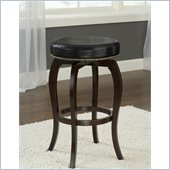 Hillsdale Wilmington 31.5  Swivel Bar Stool in Black/Cappuccino