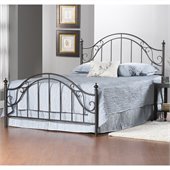 Hillsdale Clayton Bed in Matte Brown