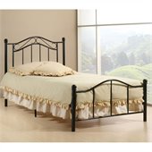 Hillsdale Gavin Twin Bed in Matte Black