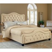 Hillsdale Trieste Fabric Bed in Buckwheat