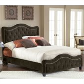 Hillsdale Trieste Fabric Bed in Chocolate