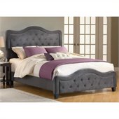 Hillsdale Trieste Fabric Bed in Pewter