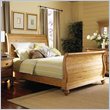 ADD TO YOUR SET: Hillsdale Hamptons Sleigh Bed in Weathered Pine