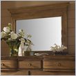 ADD TO YOUR SET: Hillsdale Hamptons Rectangular Dresser Mirror in Weathered Pine