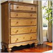 ADD TO YOUR SET: Hillsdale Hamptons 5 Drawer Chest in Weathered Pine