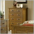 ADD TO YOUR SET: Hillsdale Outback 6 Drawer Chest in Distressed Chestnut
