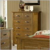Hillsdale Outback 6 Drawer Chest in Distressed Chestnut