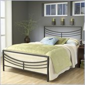 Hillsdale Kingsfort Bed in Silver Pewter