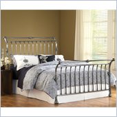 Hillsdale Markam Sleigh Bed in Antique Nickel