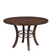 Hillsdale Cameron Round Wood Dining Table with Metal Ring