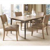 Hillsdale Charleston 5 Piece Rectangle Dining Set with Parson Chairs