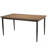 Hillsdale Charleston Rectangle Dining Table in Desert Tan
