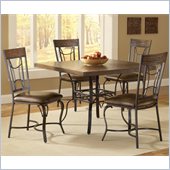 Hillsdale Granada 5 Pc Dining Set in Dark Chestnut/Brown