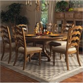 Hillsdale Hamptons 7 Piece Dining Set in Weathered Pine